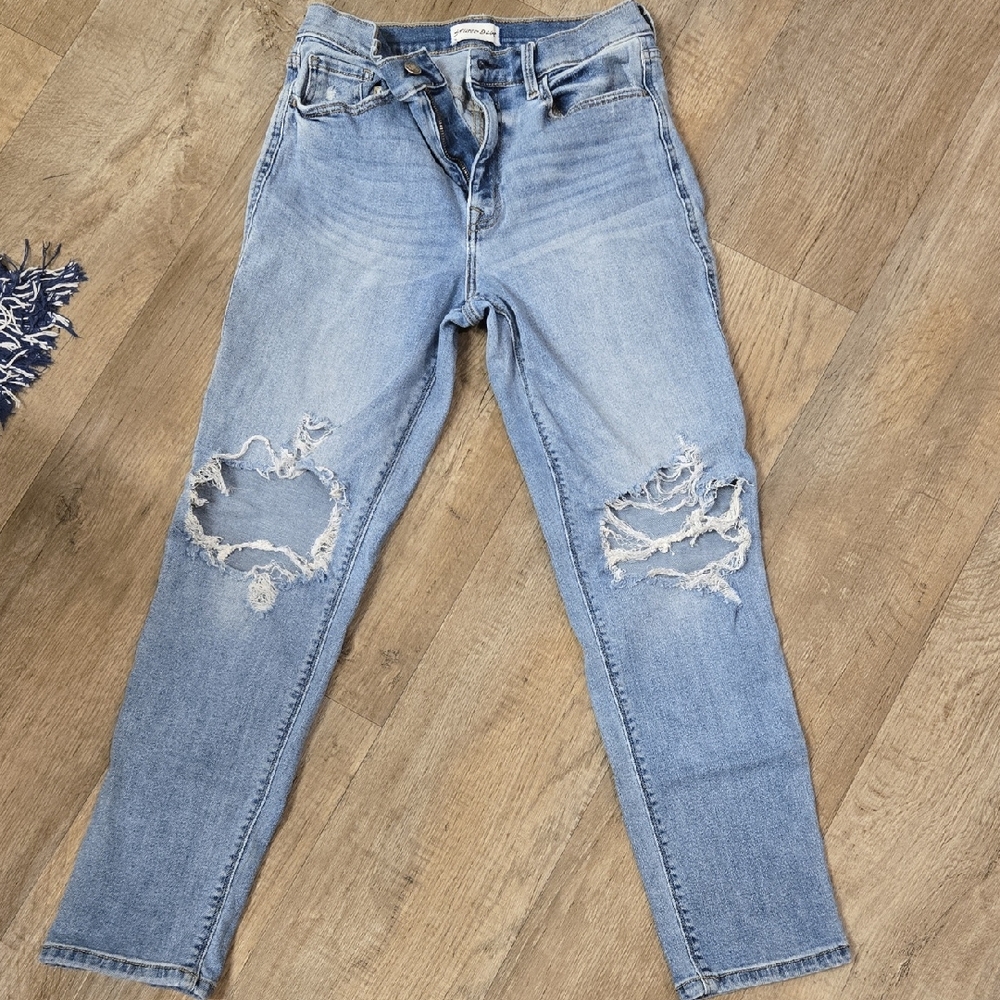 Studio Light Blue Distressed Skinny Jeans